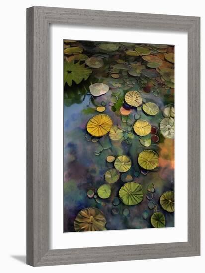 Lily Pads-Ruth Day-Framed Giclee Print