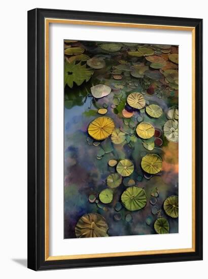 Lily Pads-Ruth Day-Framed Giclee Print