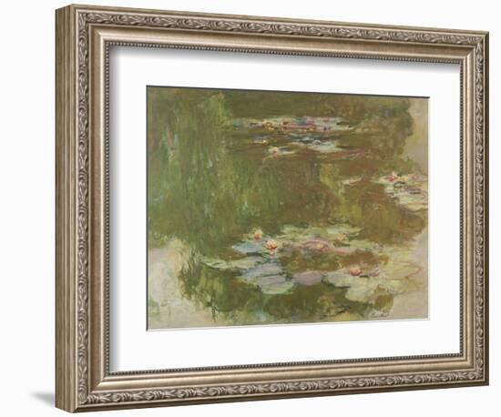 Lily Pond, 1881-Claude Monet-Framed Giclee Print