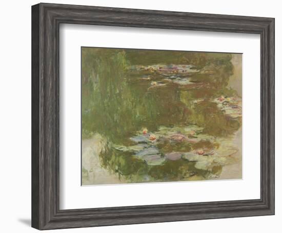 Lily Pond, 1881-Claude Monet-Framed Giclee Print