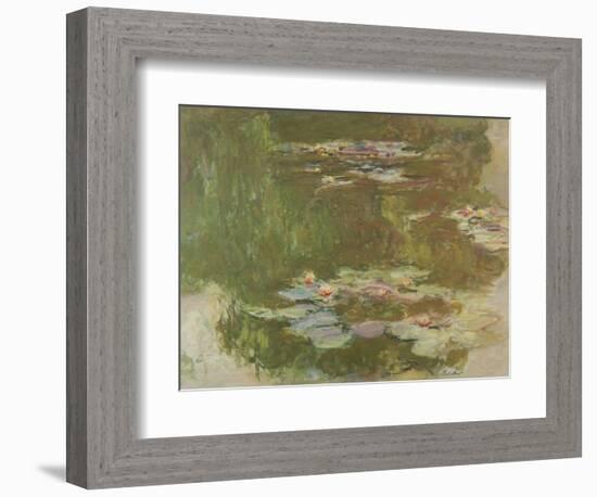 Lily Pond, 1881-Claude Monet-Framed Giclee Print