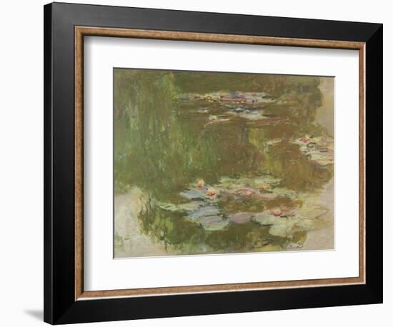 Lily Pond, 1881-Claude Monet-Framed Giclee Print