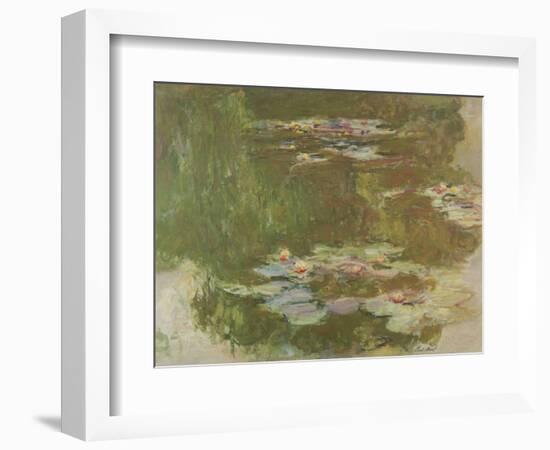 Lily Pond, 1881-Claude Monet-Framed Giclee Print