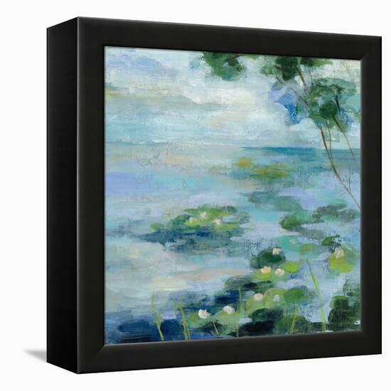 Lily Pond II-Silvia Vassileva-Framed Stretched Canvas