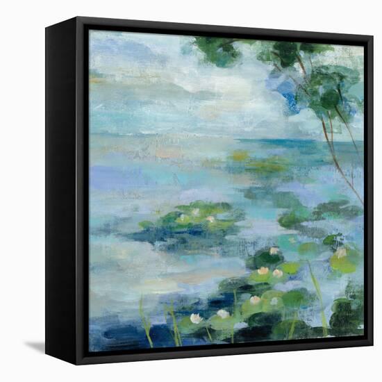 Lily Pond II-Silvia Vassileva-Framed Stretched Canvas
