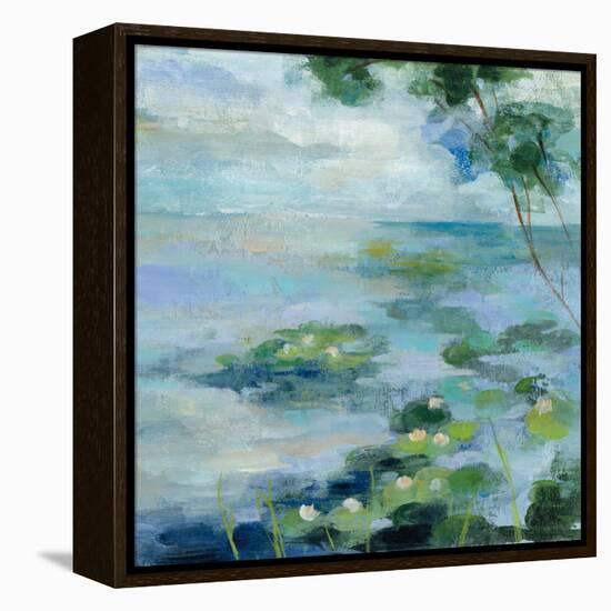 Lily Pond II-Silvia Vassileva-Framed Stretched Canvas