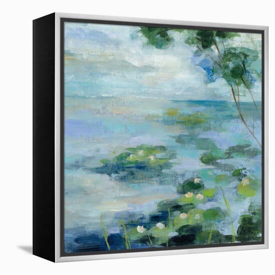 Lily Pond II-Silvia Vassileva-Framed Stretched Canvas