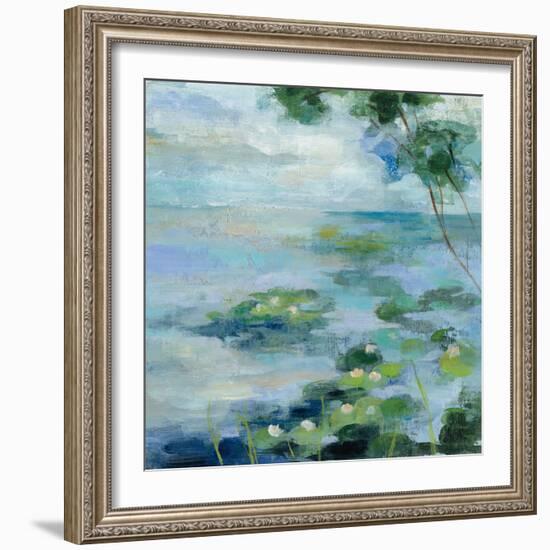 Lily Pond II-Silvia Vassileva-Framed Premium Giclee Print