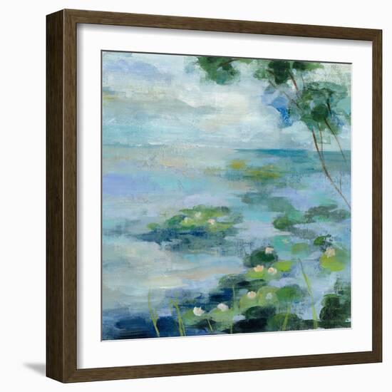 Lily Pond II-Silvia Vassileva-Framed Premium Giclee Print