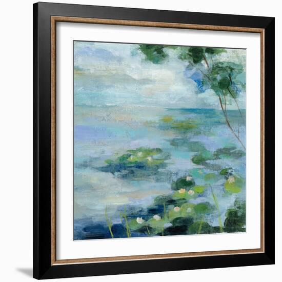 Lily Pond II-Silvia Vassileva-Framed Premium Giclee Print