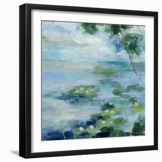 Lily Pond II-Silvia Vassileva-Framed Premium Giclee Print