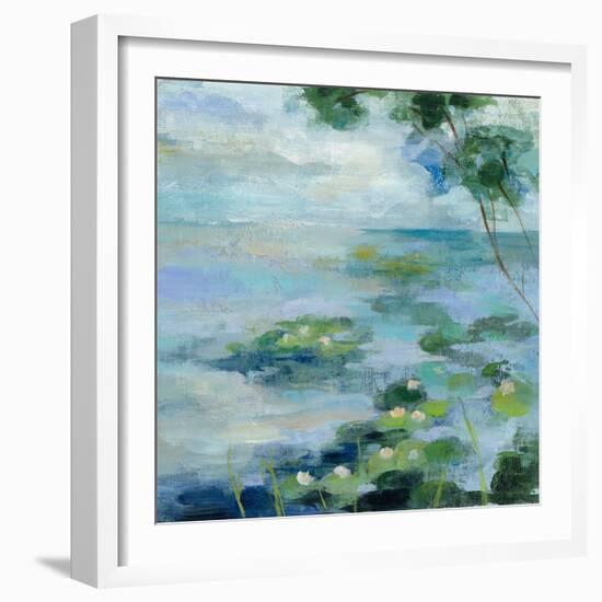 Lily Pond II-Silvia Vassileva-Framed Premium Giclee Print