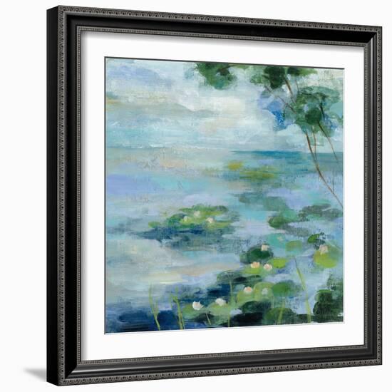 Lily Pond II-Silvia Vassileva-Framed Premium Giclee Print