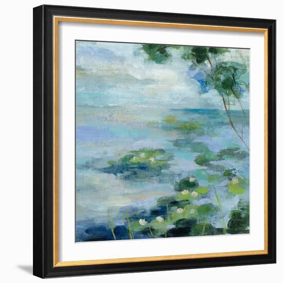 Lily Pond II-Silvia Vassileva-Framed Premium Giclee Print