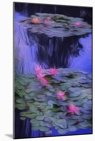 Lily Pond2, 2021, (digital)-Scott J. Davis-Mounted Giclee Print