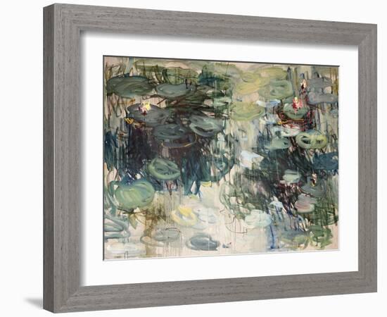 Lily Pond-Lilia Orlova Holmes-Framed Giclee Print