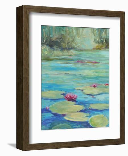 LILY POND-ALLAYN STEVENS-Framed Art Print