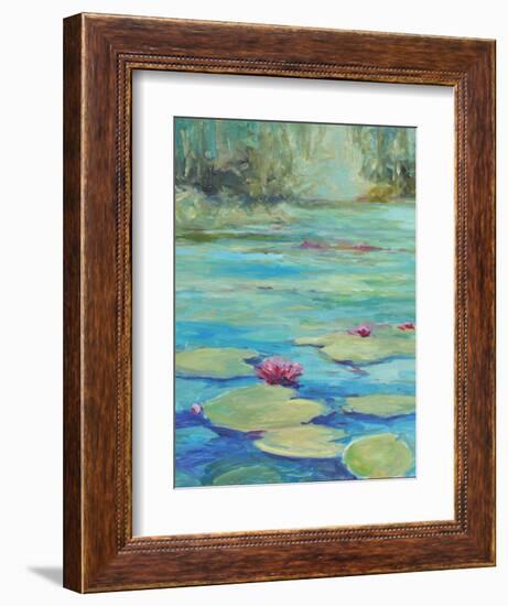 LILY POND-ALLAYN STEVENS-Framed Art Print