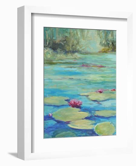 LILY POND-ALLAYN STEVENS-Framed Art Print