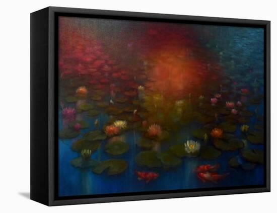 Lily Pond,-Lee Campbell-Framed Premier Image Canvas