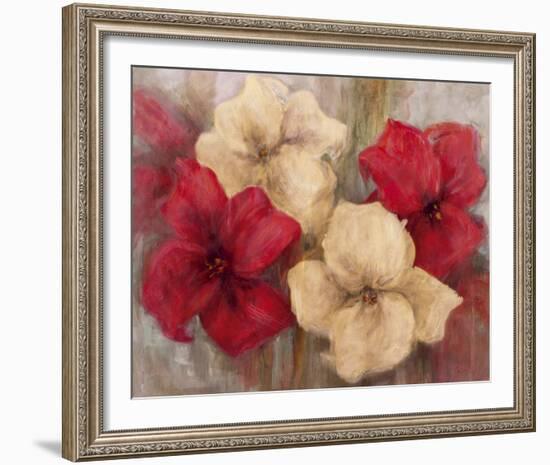 Lily Reds I-Carson-Framed Giclee Print