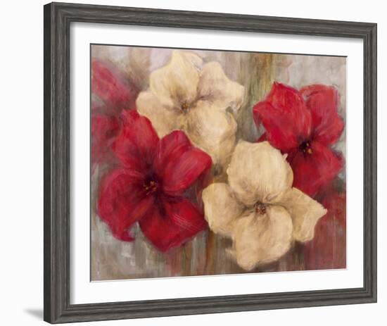 Lily Reds I-Carson-Framed Giclee Print