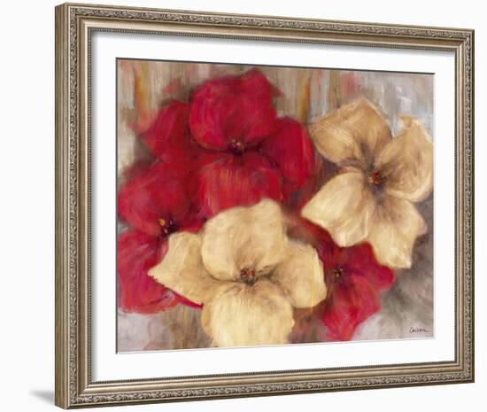 Lily Reds II-Carson-Framed Giclee Print