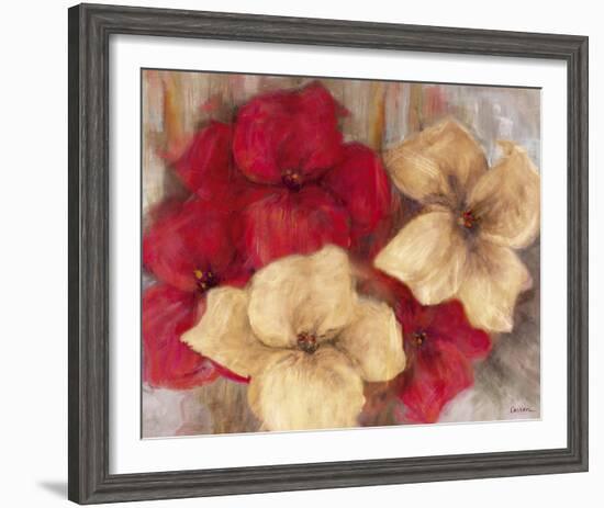 Lily Reds II-Carson-Framed Giclee Print