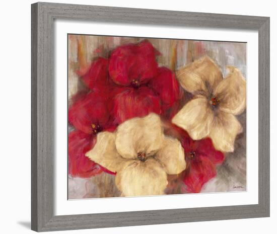 Lily Reds II-Carson-Framed Giclee Print