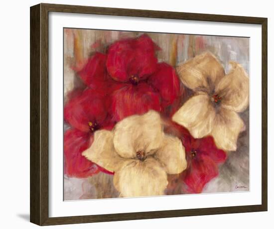 Lily Reds II-Carson-Framed Giclee Print