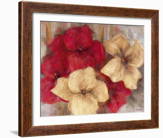 Lily Reds II-Carson-Framed Giclee Print