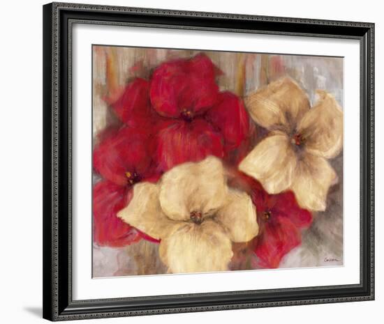 Lily Reds II-Carson-Framed Giclee Print