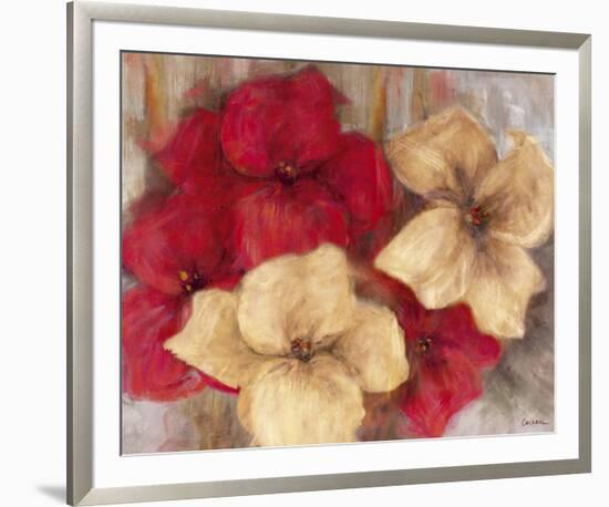 Lily Reds II-Carson-Framed Giclee Print