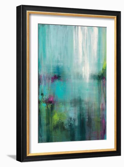 Lily Reflections-Wani Pasion-Framed Art Print