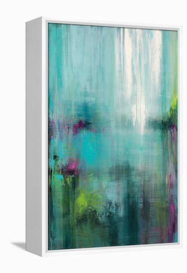 Lily Reflections-Wani Pasion-Framed Stretched Canvas