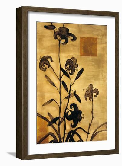 Lily Silhouette I-Erin Lange-Framed Art Print