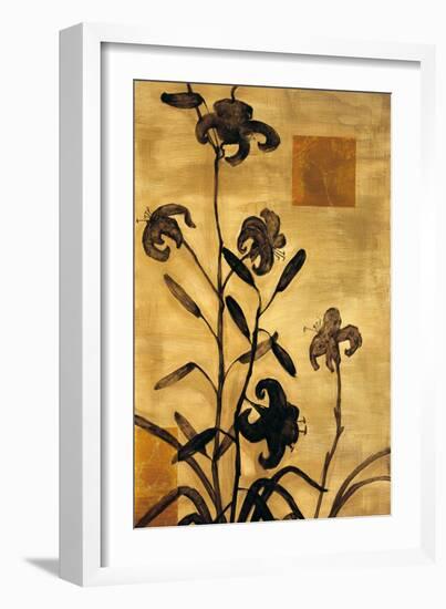 Lily Silhouette I-Erin Lange-Framed Art Print