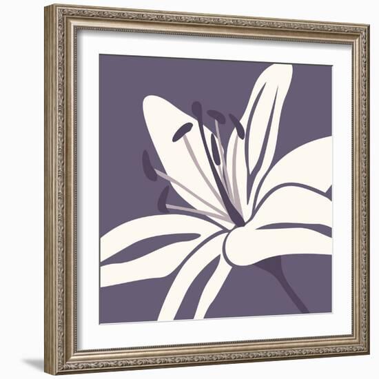 Lily White-Emily Burrowes-Framed Giclee Print