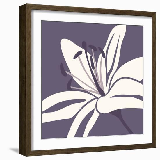 Lily White-Emily Burrowes-Framed Giclee Print