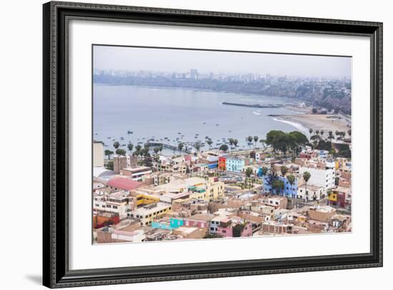 Lima Seen from Cerro San Cristobal, Lima Province, Peru, South America-Matthew Williams-Ellis-Framed Photographic Print