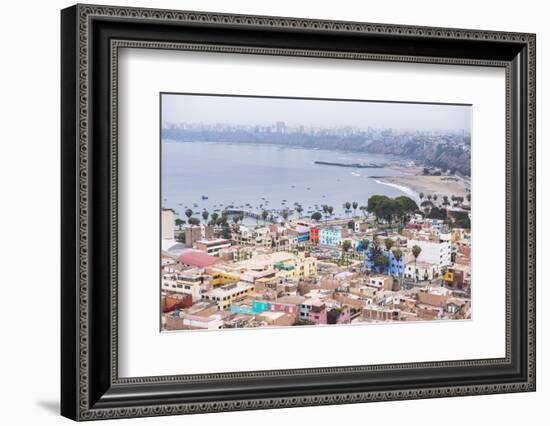 Lima Seen from Cerro San Cristobal, Lima Province, Peru, South America-Matthew Williams-Ellis-Framed Photographic Print