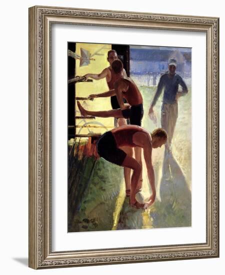 Limbering Up, 1993-Timothy Easton-Framed Giclee Print