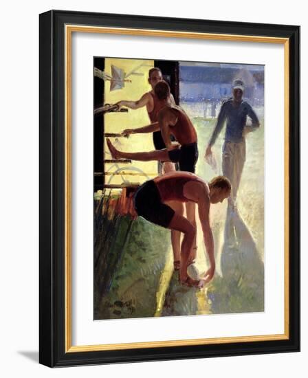 Limbering Up, 1993-Timothy Easton-Framed Giclee Print