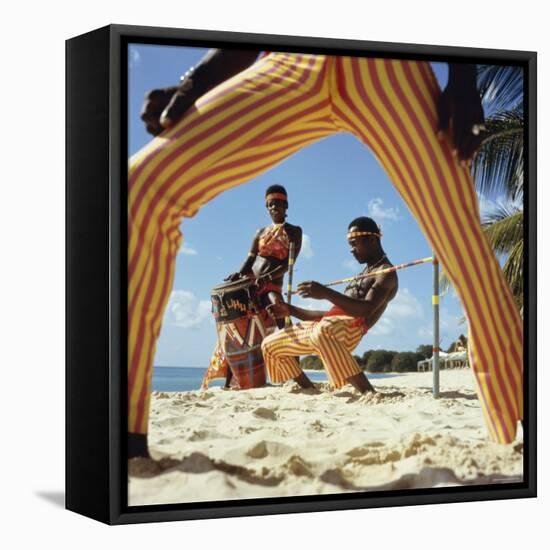 Limbo Dance, Barbados-null-Framed Premier Image Canvas