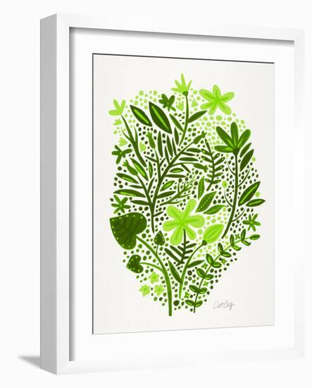 Lime Garden-Cat Coquillette-Framed Giclee Print