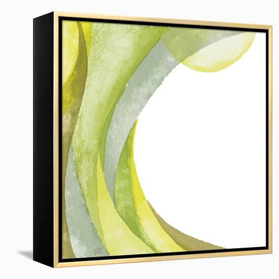 Lime Geometric I-Chris Paschke-Framed Premier Image Canvas