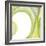 Lime Geometric II-Chris Paschke-Framed Giclee Print