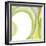 Lime Geometric II-Chris Paschke-Framed Giclee Print