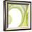 Lime Geometric II-Chris Paschke-Framed Giclee Print