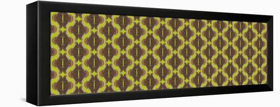 Lime Green Moth Dream panoramic-Belen Mena-Framed Premier Image Canvas